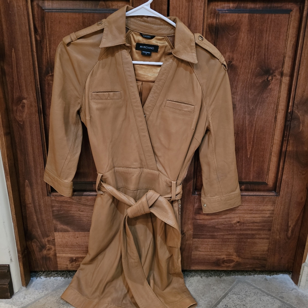 NWOT Marciano Leather Dress